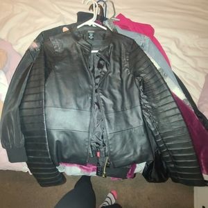 Disney star wars leather jacket